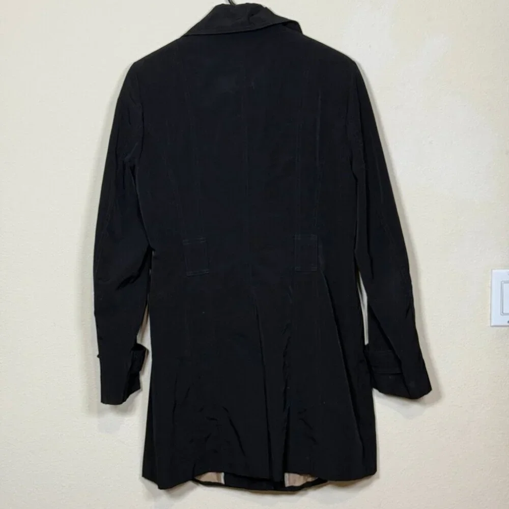 Calvin Klein trench coat jacket Sz M WOMEN USA - Picture 5 of 8